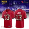 BTS Jimin Tampa Bay Buccaneers Red Autographed Limited Edition NFL Football Jersey