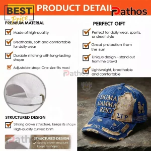 cKwgZZlV sigma gamma rho 1922 vintage distressed baseball cap 02 daily outfit idea