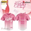 Chicago Cubs Mother’s Day Pink Rose Personalized Baseball Jersey