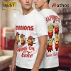 Coca-Cola Minions Happiness Premium 3D Graphic Print T-Shirt