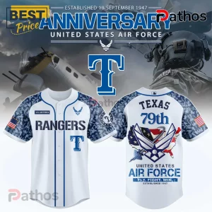 Texas Rangers x US Air Force 79th Anniversary Jersey
