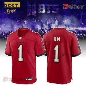 BTS RM Limited Edition Authentic Tampa Bay Buccaneers NFL Fan Jersey