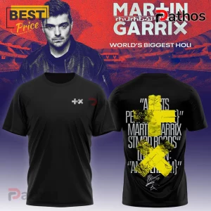 Martin Garrix Official DJ Fan Merch STMPD RCRDS Black Graphic T-shirt