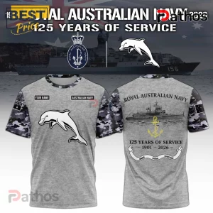 Dolphins x Australian Navy 125th Anniversary Tee Shirt