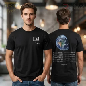 The Neighbourhood World Tour Earth Globe Graphic Black T-Shirt