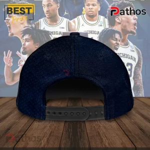 lYovkLRQ michigan wolverines 2026 mens basketball national champions classic cap 03 close up detail