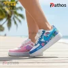 Lilo & Stitch Couple Custom Aloha Sneakers – Personalized Leather Casual Shoes