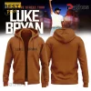 Luke Bryan Word On The Street Tour Brown Zip Hoodie