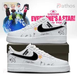 5SOS Everyone's A Star! World Tour Custom Nike Air Force 1 Sneakers 1 m4vDZ7lt 5sos everyones a star world tour custom nike air force 1 sneakers 02 unique artwork