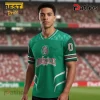 Mexico Football Personalized Custom Name & Number Green Fan Soccer Jersey