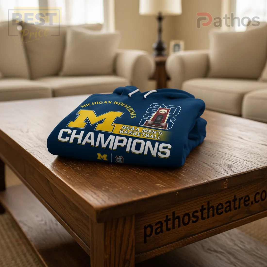 Michigan Wolverines NCAA Men's Basketball 2026 Champions Limited Hoodie