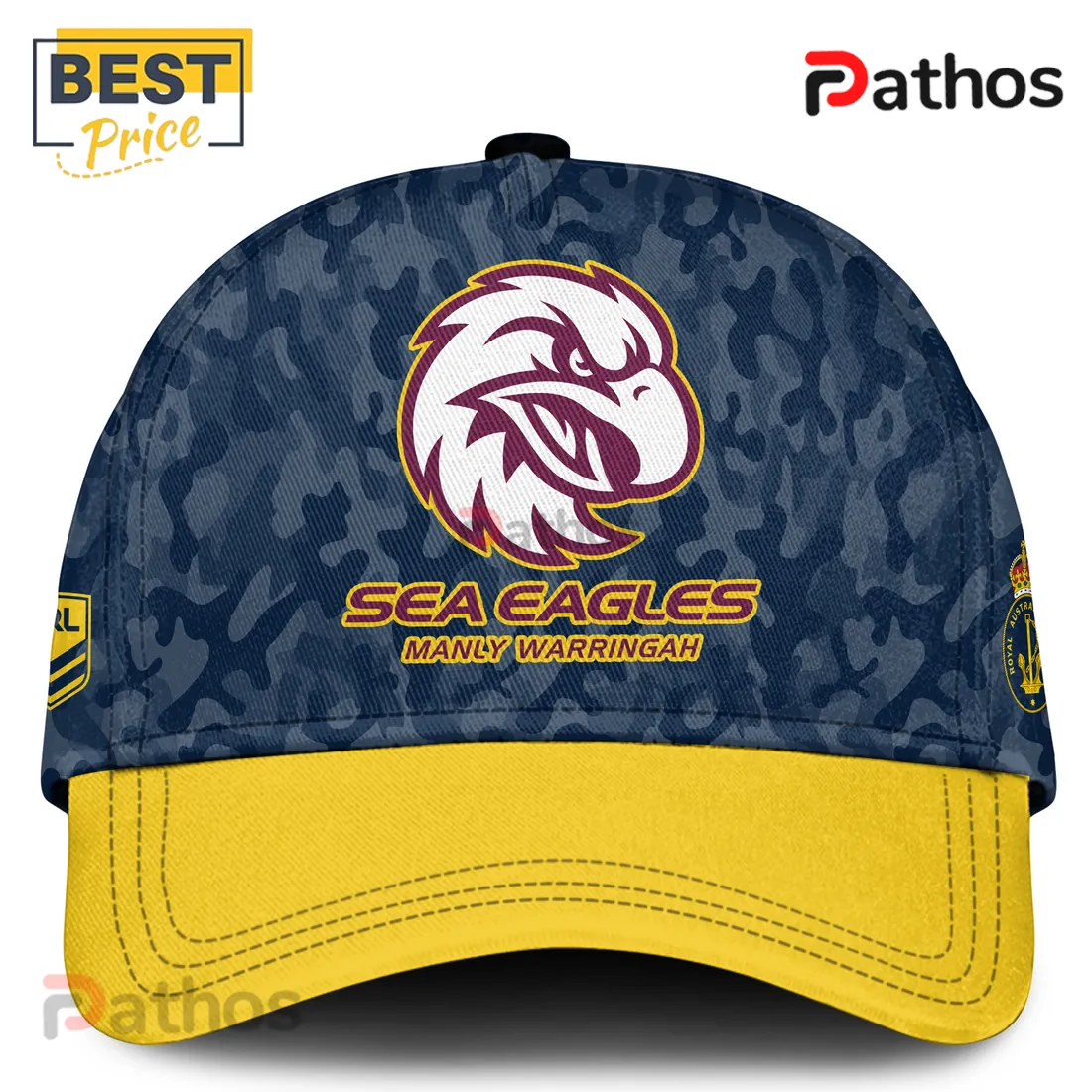 NRL Sea Eagles Royal Australian Navy 125th Anniversary Military Fan Jersey NRL Sea Eagles Royal Australian Navy 125th Anniversary Military Fan Jersey