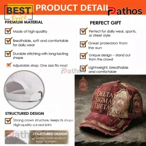 owk12Bn0 dst sorority vintage red distressed baseball cap 02 signature design