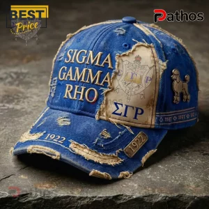 Sigma Gamma Rho 1922 Vintage Distressed Baseball Cap