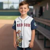 Paw Patrol Boston Red Sox Pinstripe Baseball Jersey