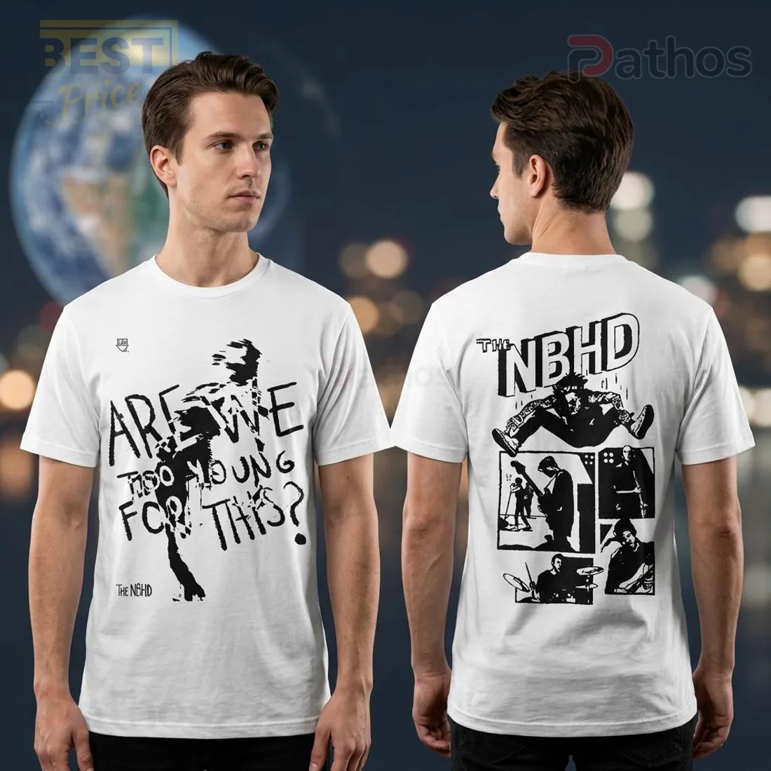 The Neighbourhood “Are We Too Young For This?” Graphic T-Shirt The Neighbourhood “Are We Too Young For This?” Graphic T-Shirt