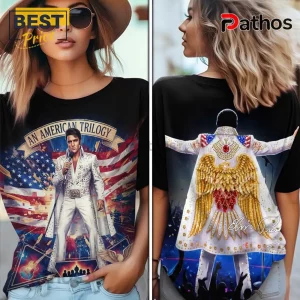 Elvis Presley An American Trilogy Graphic T-Shirt