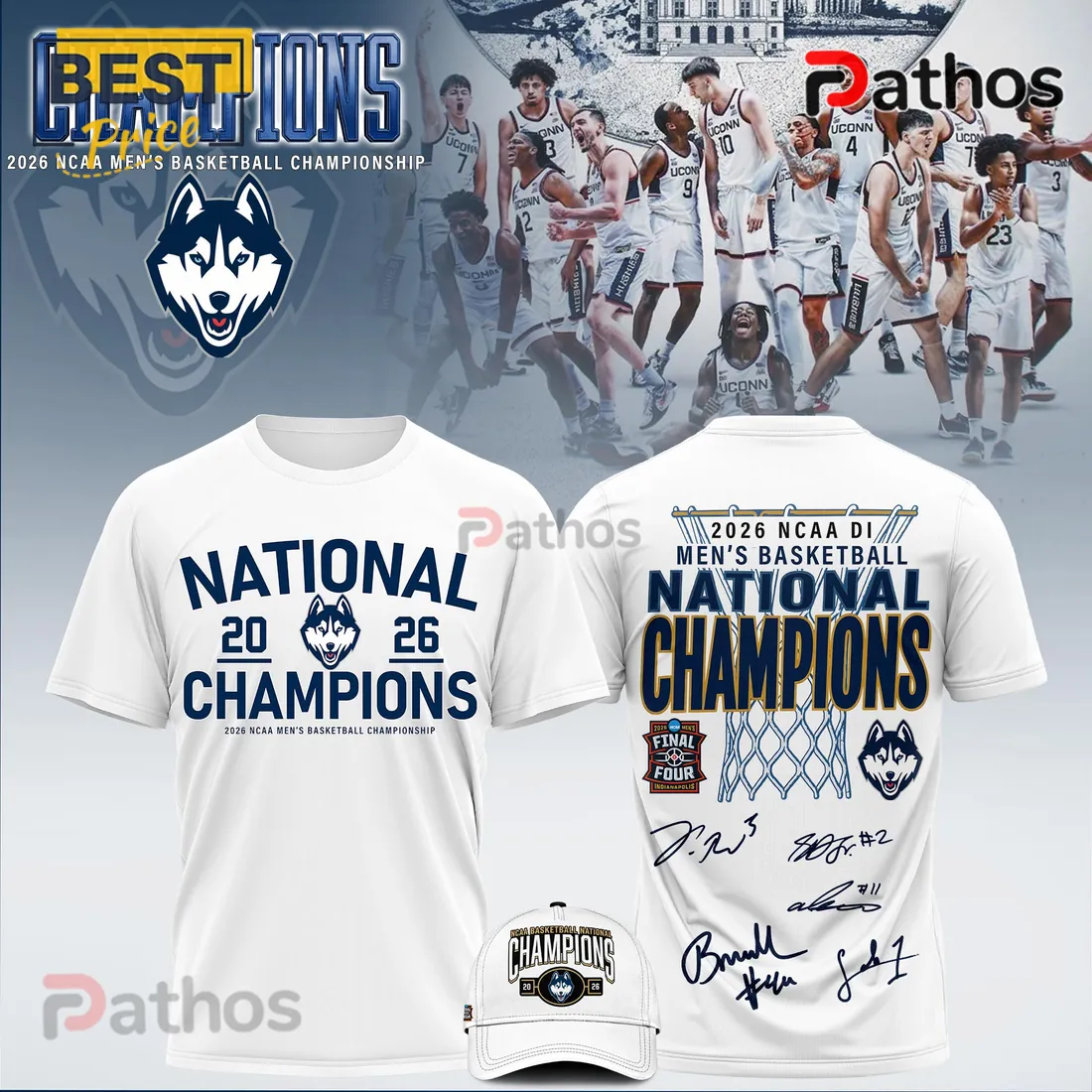 UConn Huskies 2026 NCAA Basketball Champions Collector’s Edition T-Shirt UConn Huskies 2026 NCAA Basketball Champions Collector’s Edition T-Shirt