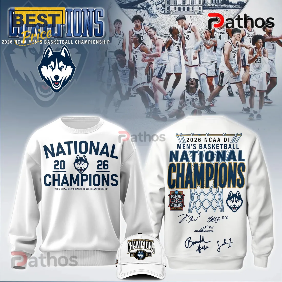 UConn Huskies 2026 NCAA Basketball Champions Collector’s Edition T-Shirt UConn Huskies 2026 NCAA Basketball Champions Collector’s Edition T-Shirt