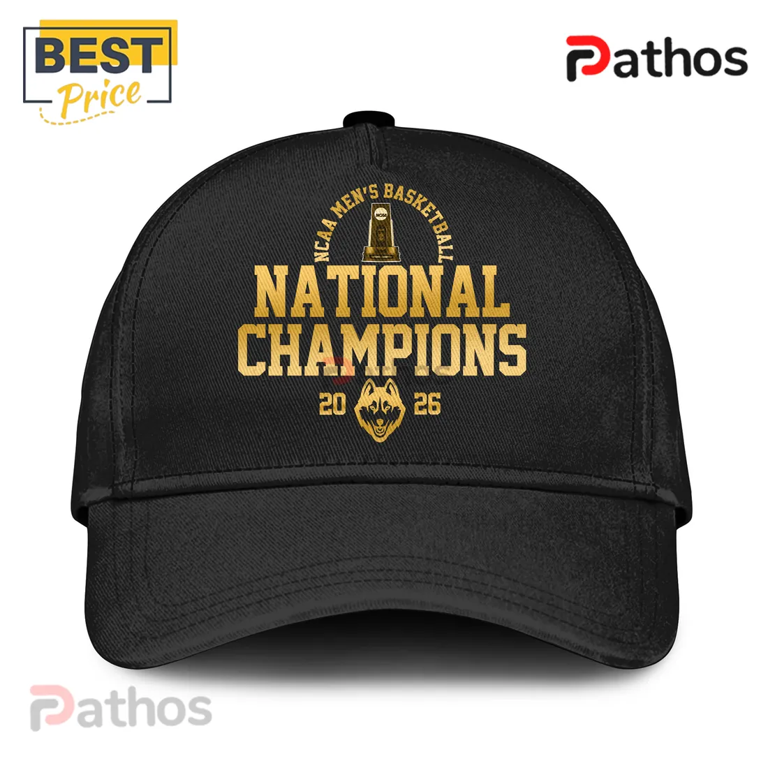 UConn Huskies 2026 NCAA Men’s Basketball National Champions Black Hoodie UConn Huskies 2026 NCAA Men’s Basketball National Champions Black Hoodie