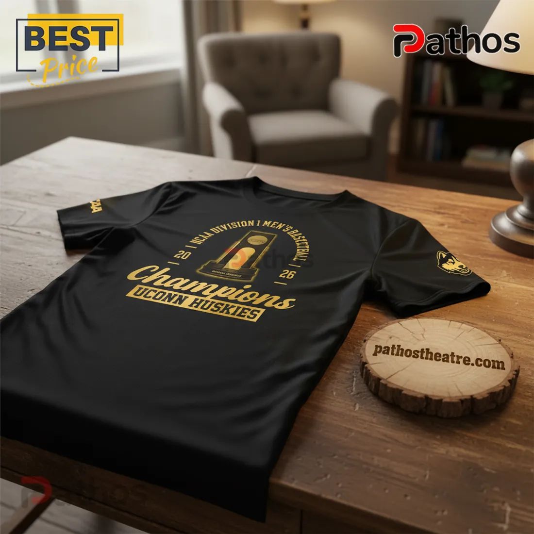 UConn Huskies Champions NCAA Basketball 2026 Commemorative Roster T-Shirt 5 UConn Huskies Champions NCAA Basketball 2026 Commemorative Roster T-Shirt