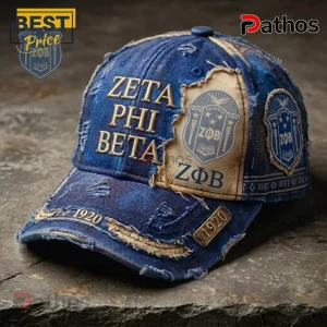 Premium ZΦB Zeta Phi Beta 1920 Founding Year Distressed Cap