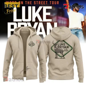 Luke Bryan Word On The Street Tour 2026 Signature Zip Hoodie
