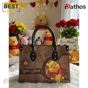 wZq1868n winnie the pooh personalized custom name faux leather womens handbag 02 outdoor ready