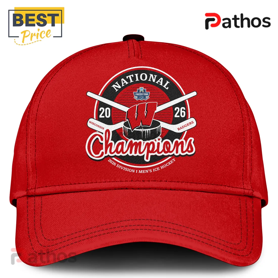 Wisconsin Badgers Men’s Ice Hockey 2026 National Champions Hoodie Wisconsin Badgers Men’s Ice Hockey 2026 National Champions Hoodie