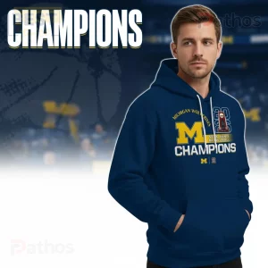 Michigan Wolverines NCAA Men’s Basketball 2026 Champions Limited Hoodie