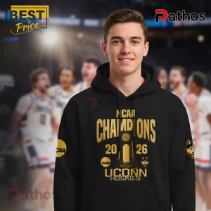 UConn Huskies Champions NCAA Basketball 2026 Commemorative Hoodie