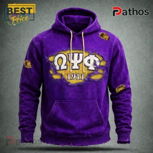 zpRIWJph omega psi phi 1911 vintage distressed purple gold brotherhood hoodie 02 urban style