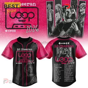 Ed Sheeran Loop Tour 2026 Limited Edition Baseball Jersey