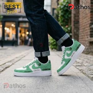 1pBHOy9A cortis greengreen limited edition signature air force 1 shoes 02 front view