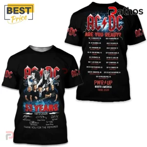 AC/DC PWR UP North America Tour 2026 53 Years Anniversary Shirt