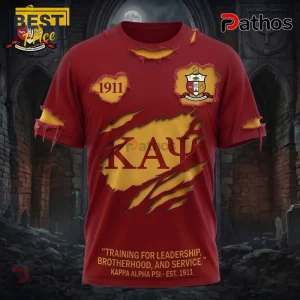Kappa Alpha Psi Fraternity The Nupe 1911 Ripped Graphic T-Shirt