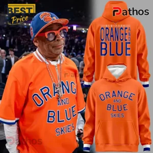 New York Knicks Orange and Blue Skies Special Edition Hoodie