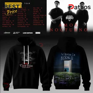 Eslabon Armado Amor Nocturno 2026 Tour Hoodie