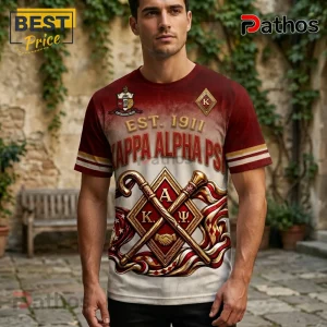 Kappa Alpha Psi Est 1911 Crimson and Cream Fraternity T-Shirt 1 Kappa Alpha Psi Est 1911 Crimson and Cream Fraternity T-Shirt