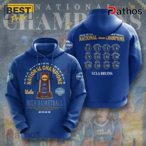 UCLA Bruins 2026 NCAA Women’s Basketball National Champions Hoodie