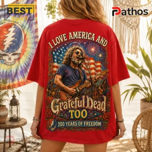 Grateful Dead America 250 Years Of Freedom Jerry Garcia T-Shirt