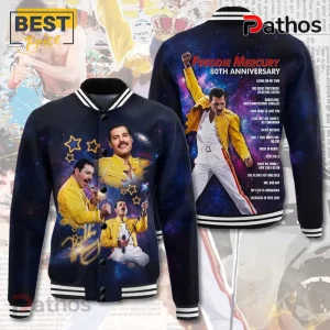 Freddie Mercury 80th Anniversary Varsity Jacket