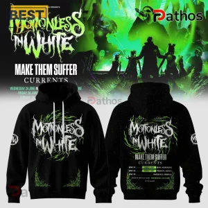 Motionless In White Afraid of the Dark Australia Tour 2026 Hoodie