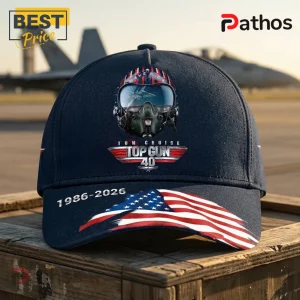 Top Gun 40th Anniversary Tom Cruise 1986-2026 Memorial Baseball Cap