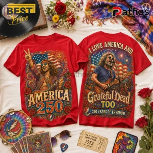 Grateful Dead America 250 Years Of Freedom Jerry Garcia T-Shirt