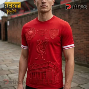 Liverpool Football Club Anfield Stadium Red 3D Graphic T-Shirt
