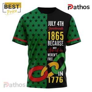 Juneteenth 1865 Freedom Because My Ancestors Weren't Free T-Shirt 2 Juneteenth 1865 Freedom Because My Ancestors Weren't Free T-Shirt