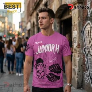 T0HZoWnk junior h sad boyz 2027 mexico tour pink t shirt 03 signature design