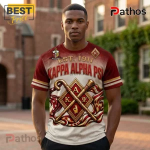 Kappa Alpha Psi Est 1911 Crimson and Cream Fraternity T-Shirt 2 Kappa Alpha Psi Est 1911 Crimson and Cream Fraternity T-Shirt