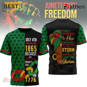Juneteenth 1865 Freedom Because My Ancestors Weren’t Free T-Shirt